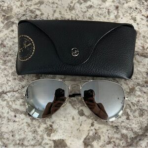 Ray-Ban Aviator Silver Flash Lens